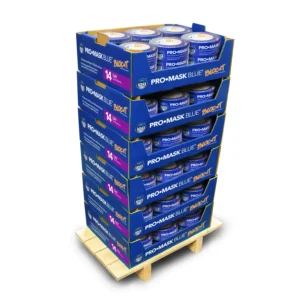 Pro-Mask Blue with Bloc-It Quarter Pallet